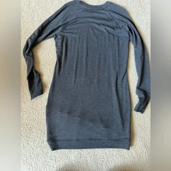 Athleta Gray Long Sleeve Tunic Dress - Picture 5 of 7
